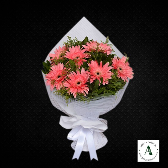 Pembe Gerbera Buketi