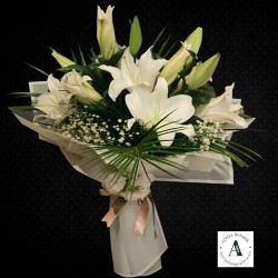Beyaz Lilyum Buketi