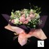 Pembe, Beyaz Lisyanthus Buketi