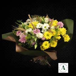 Renkli Krizantem Buketi