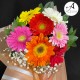 Rengarenk Gerbera Buketi